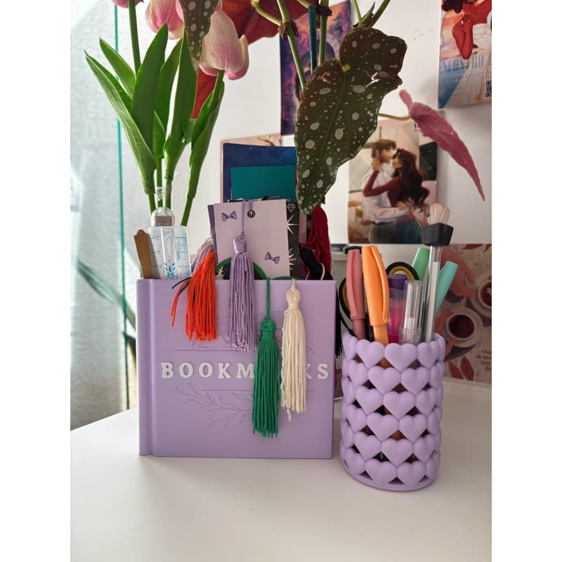 Porta Marca Página Bookmarks Decorativo Organizador Leitura Booktok