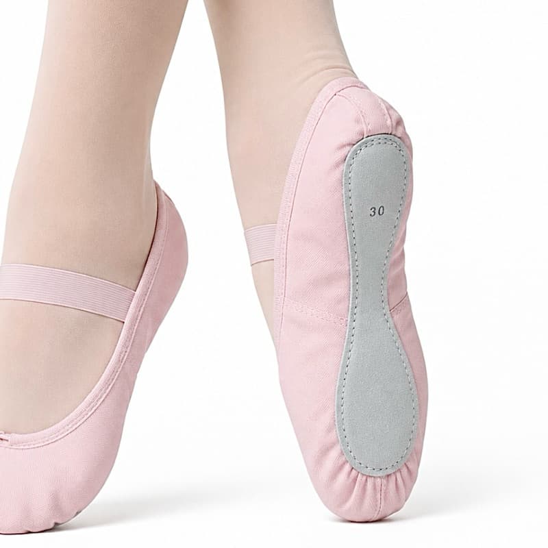 sapatilha meia ponta em lona Sola inteira - Capezio Dança Ballet e Jazz