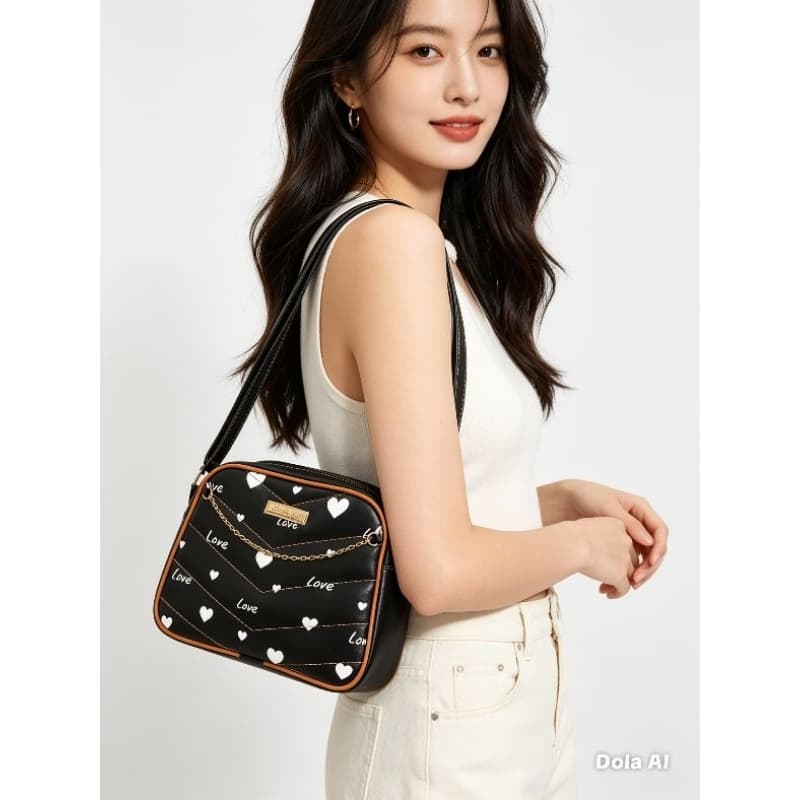 Bolsa Feminina com  Alça De Corrente para o dia a dia