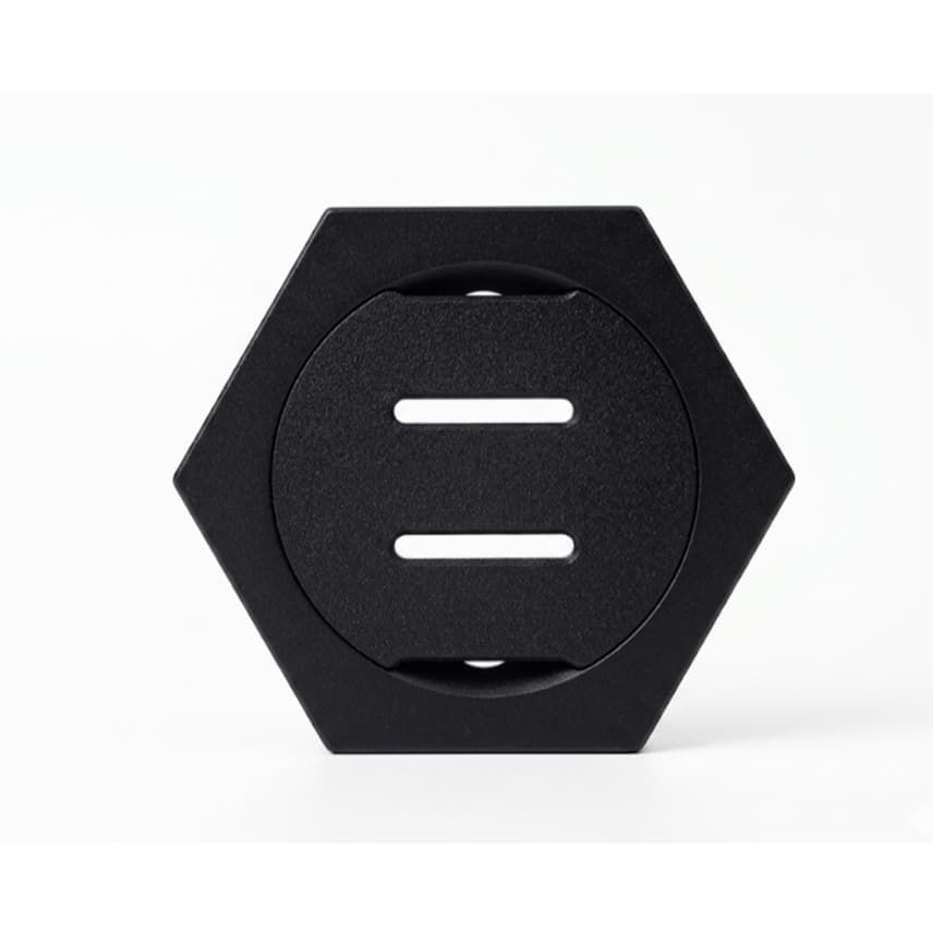 Porta Medalhas Hexagonal organizador para suas conquistas Suporte de medalhas corrida bike futebol Preto