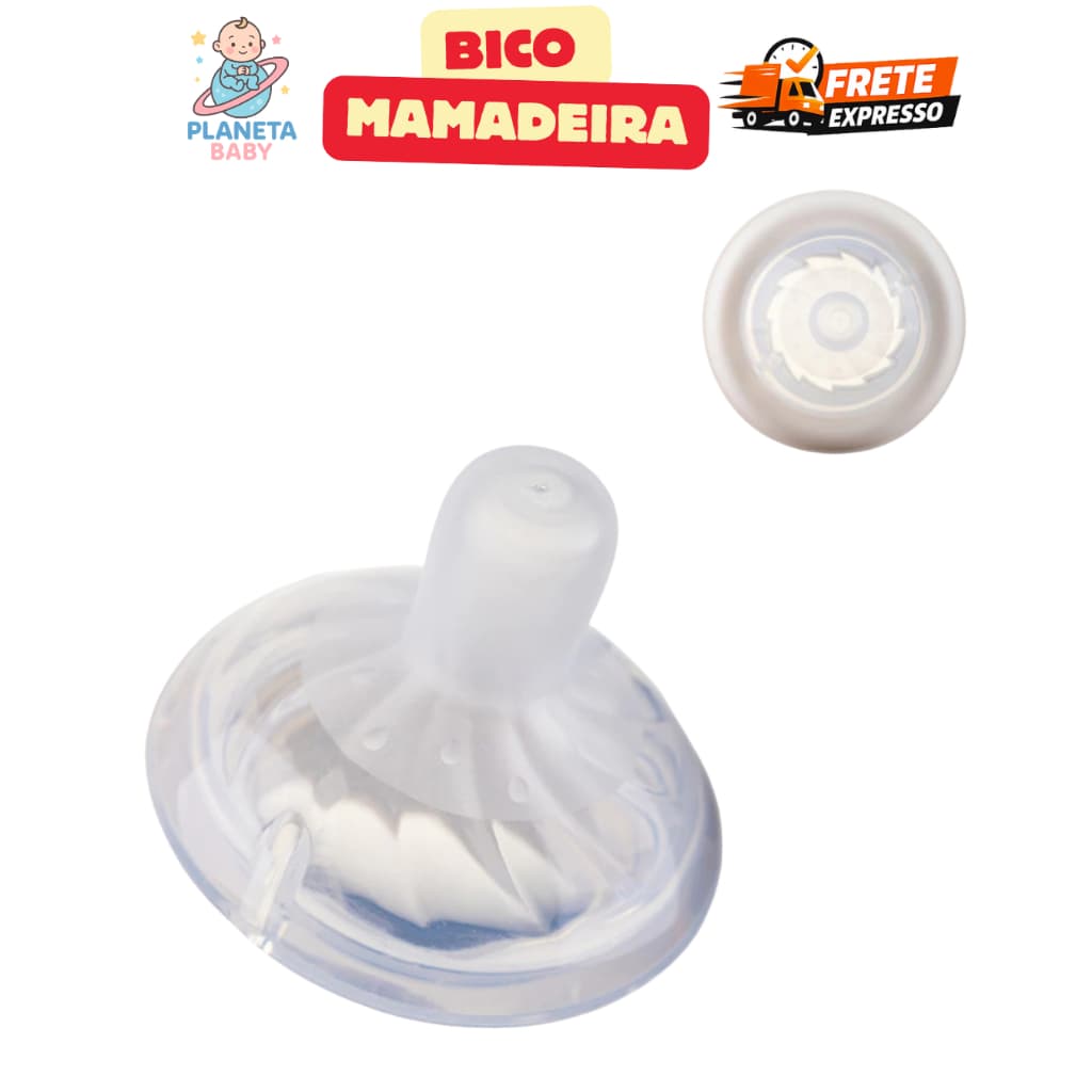 Bico para Mamadeira Pimpolho Encaixa Buba Avant Fluxo 1 Fluxo 2 Fluxo 3
