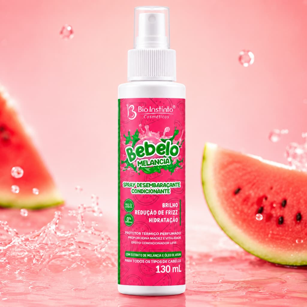 Spray Desembaraçante Melancia Hidratação Brilho Proteção