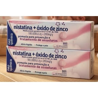 kit 02 Creme Pomada Assadura com Zinco 60g