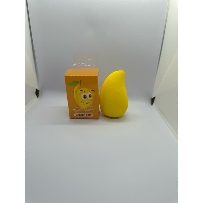 Esponjas de Maquiagem Puff Mango e Chocolate Macias para Base Corretivo e Pó