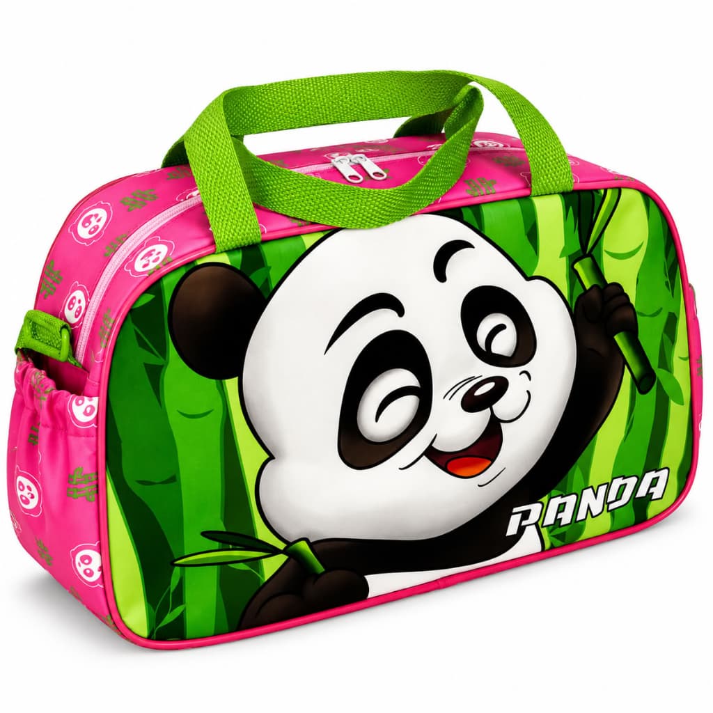 Bolsa Infantil Panda Rosa Menina Passeio Viagem Esporte Escolar