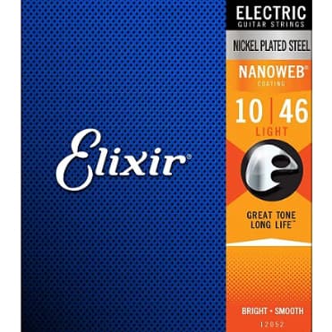 Cordas Elixir Nanoweb Guitarra Elétrica 009 010