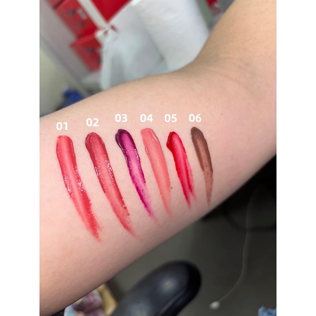 🌸Axiu-n🌸 maquiagem Brilho Labial Lip rosa Gloss batom matte batom marrom batom vermelho Longa Duração e À Prova D'água