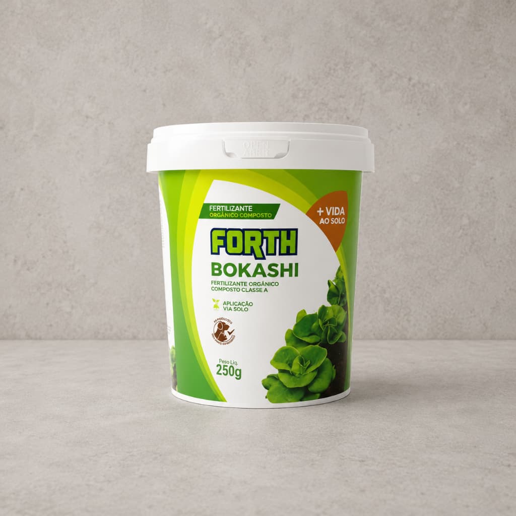 Adubo Fertilizante para Bokashi 250g Orgânico Forth Jardim
