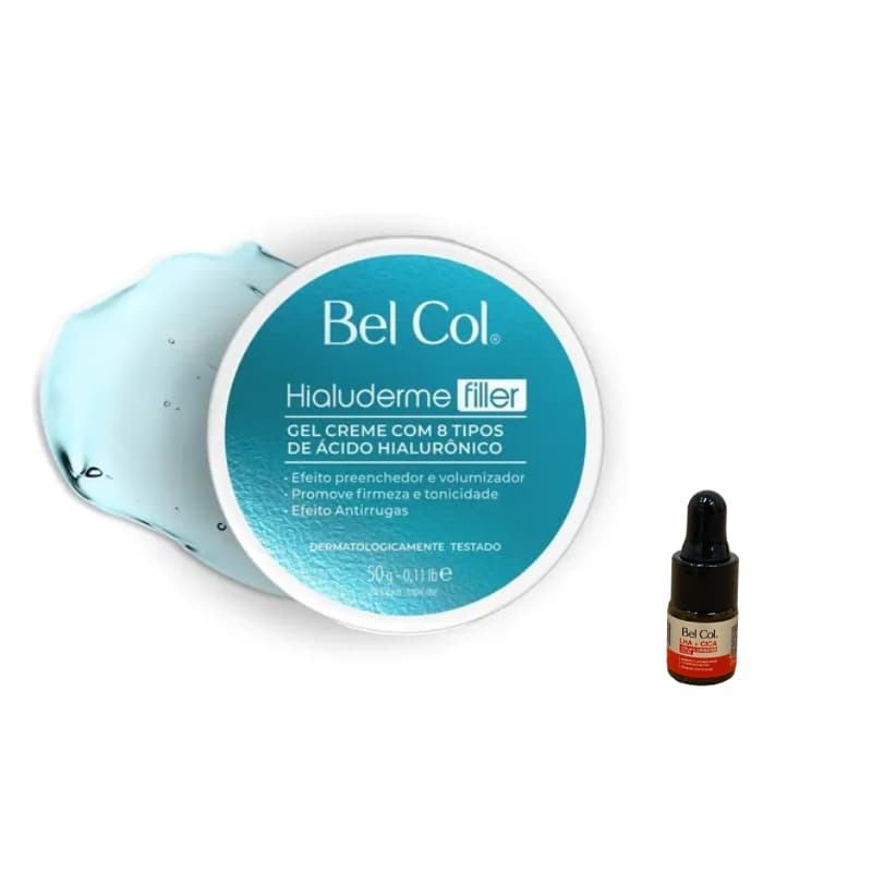 Gel Creme com 8 Tipos de Ácido Hialurônico - Hialuderme Filler 50g Bel Col