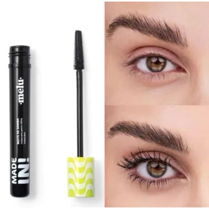 Máscara de Cílios Made In Noite de Samba Melu Ruby Rose - Volume e Curvatura Intensa, Aplicação Fácil
