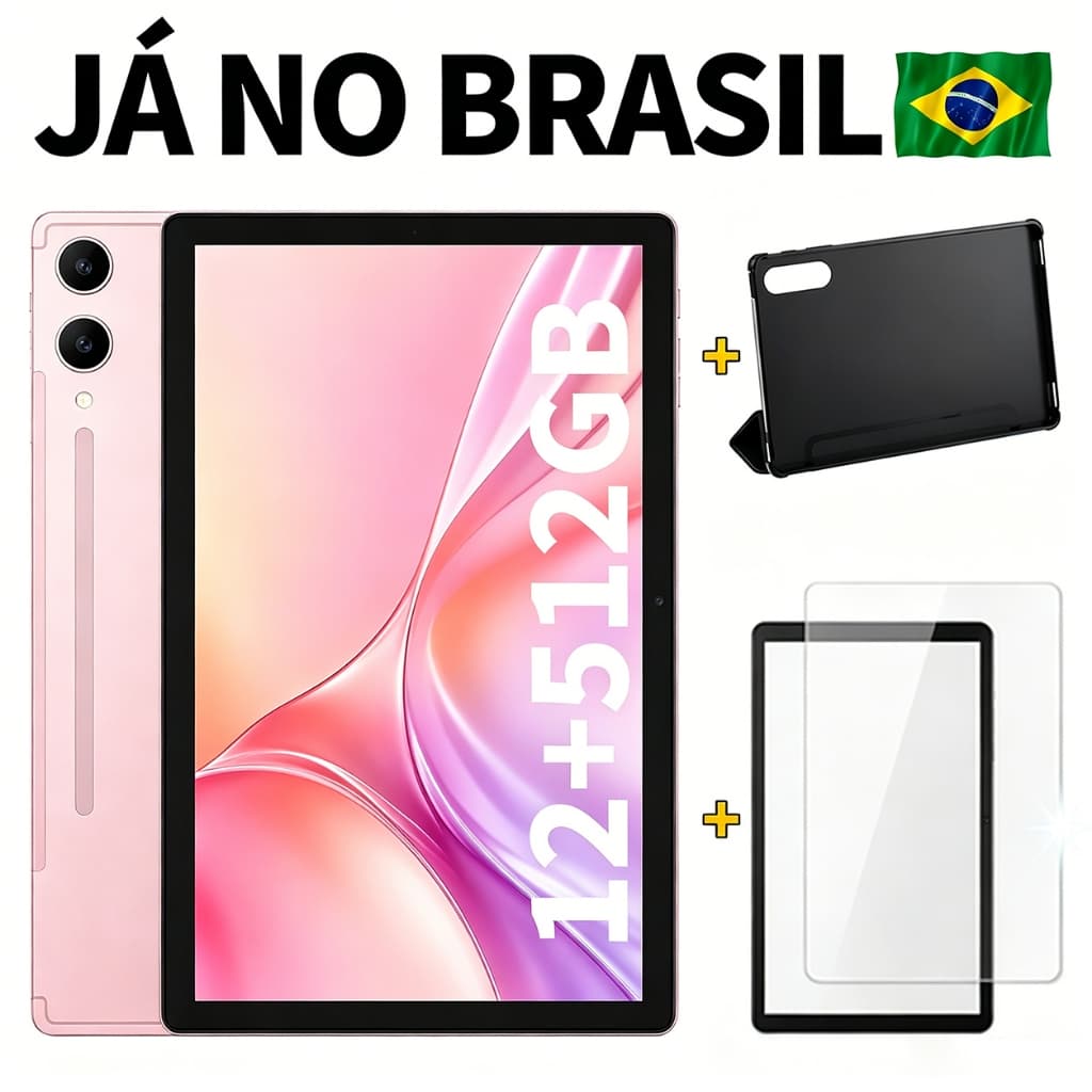 Tablet BML A9 (Ram 12GB+Rom 512GB) Tablet de tela de 10.1  5G WIFI Cartão SIM duplo Câmera 8+28MP