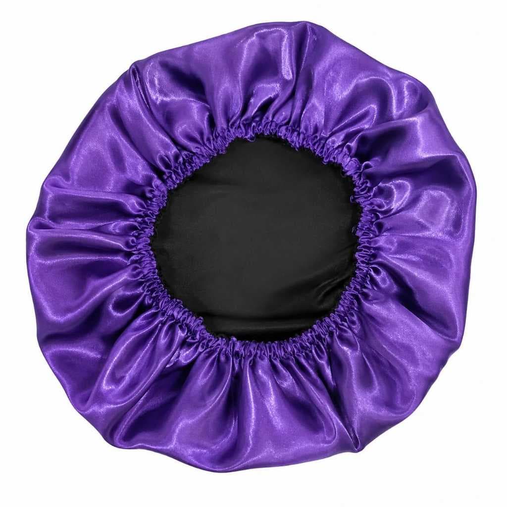 Sem marca/touca cetim{touca para cabelo/ touca de dormir}material cetim,ajuda protege o cabelo durante o sono.