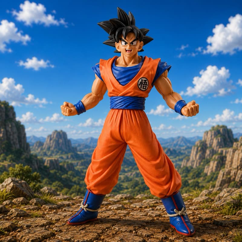 Action Figure Dragon Ball Z Goku Vs Vegeta Actions Colecionaveis