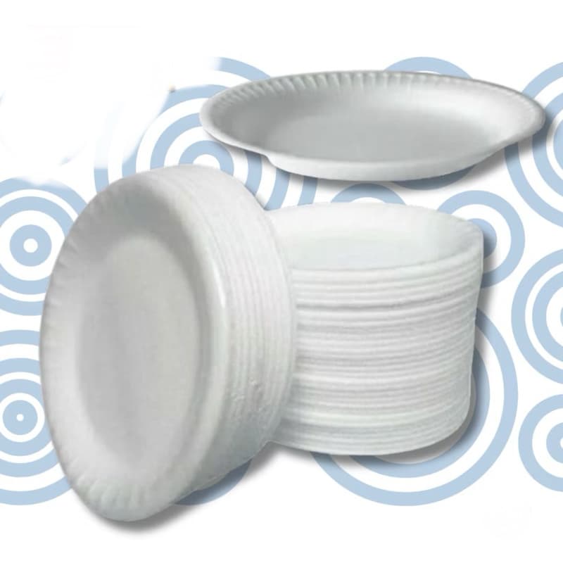 Prato de Isopor 23cm Descartável para Refeição c/20un ou 40un
