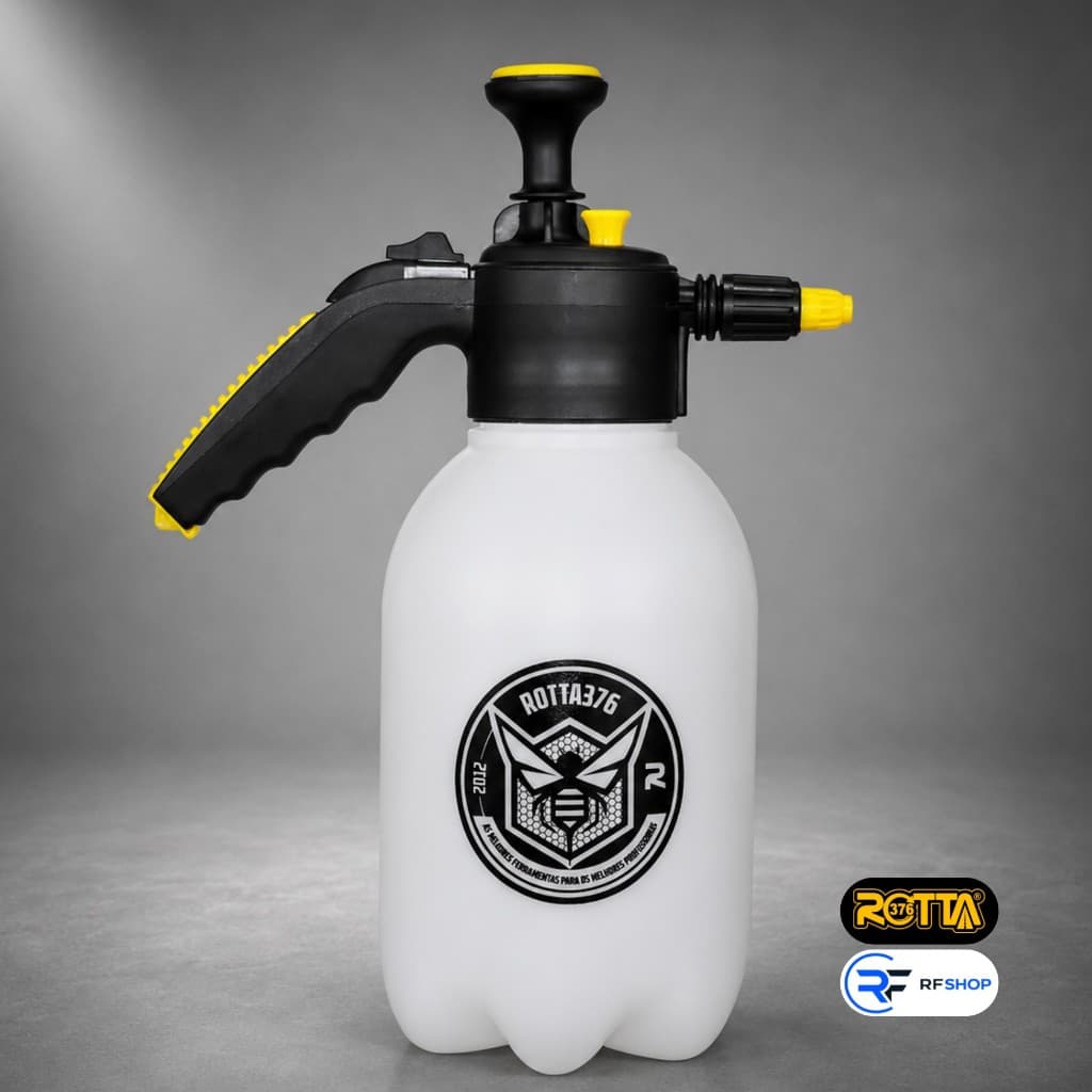Pulverizador  Manual c/ Bico Gerador Espuma 2L Rotta 376 Alta Qualidade
