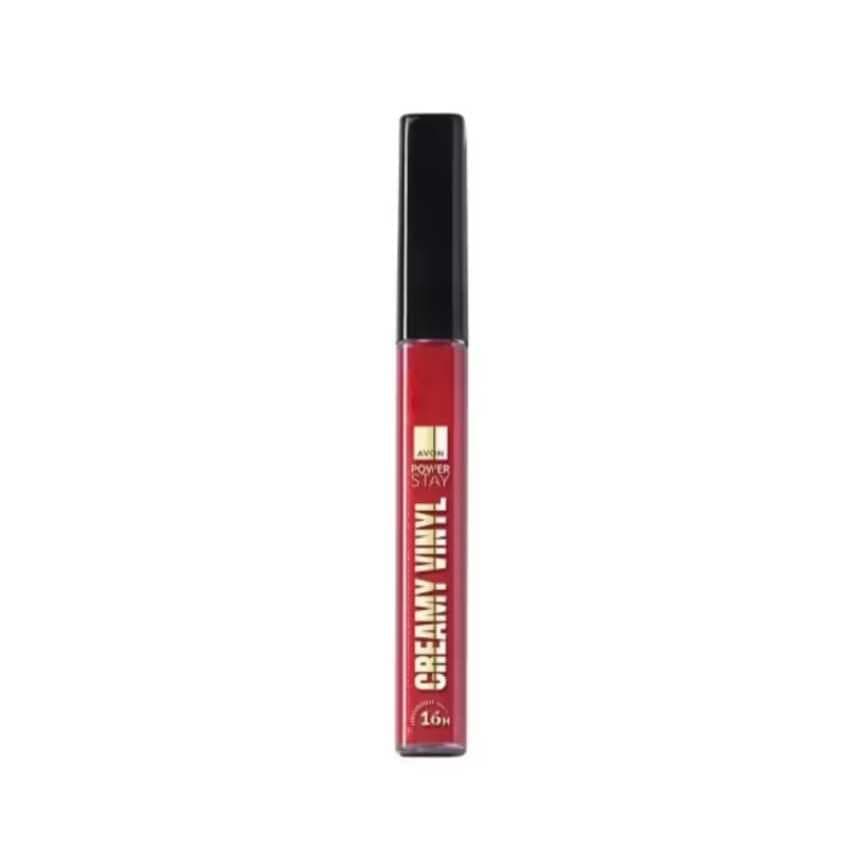 AVON BATOM  POWER STAY 16 HORAS CREAMY VINIL VERMELHAÇO / ROJO VIBRANTE  ORIGINAL