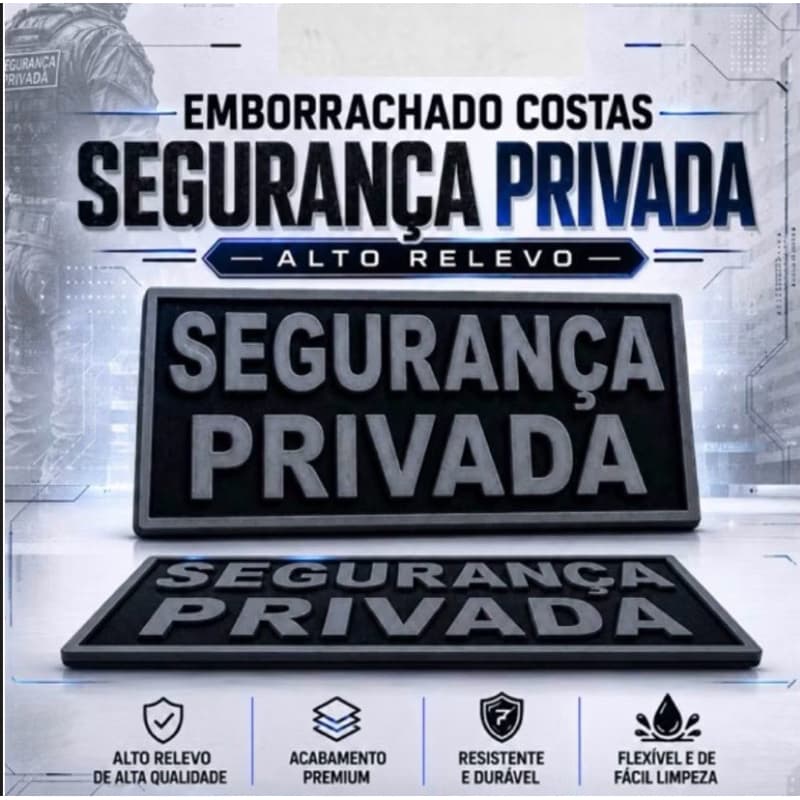 EMBORRACHADO ALTO RELEVO P/ COSTAS 19 cm X 10 cm