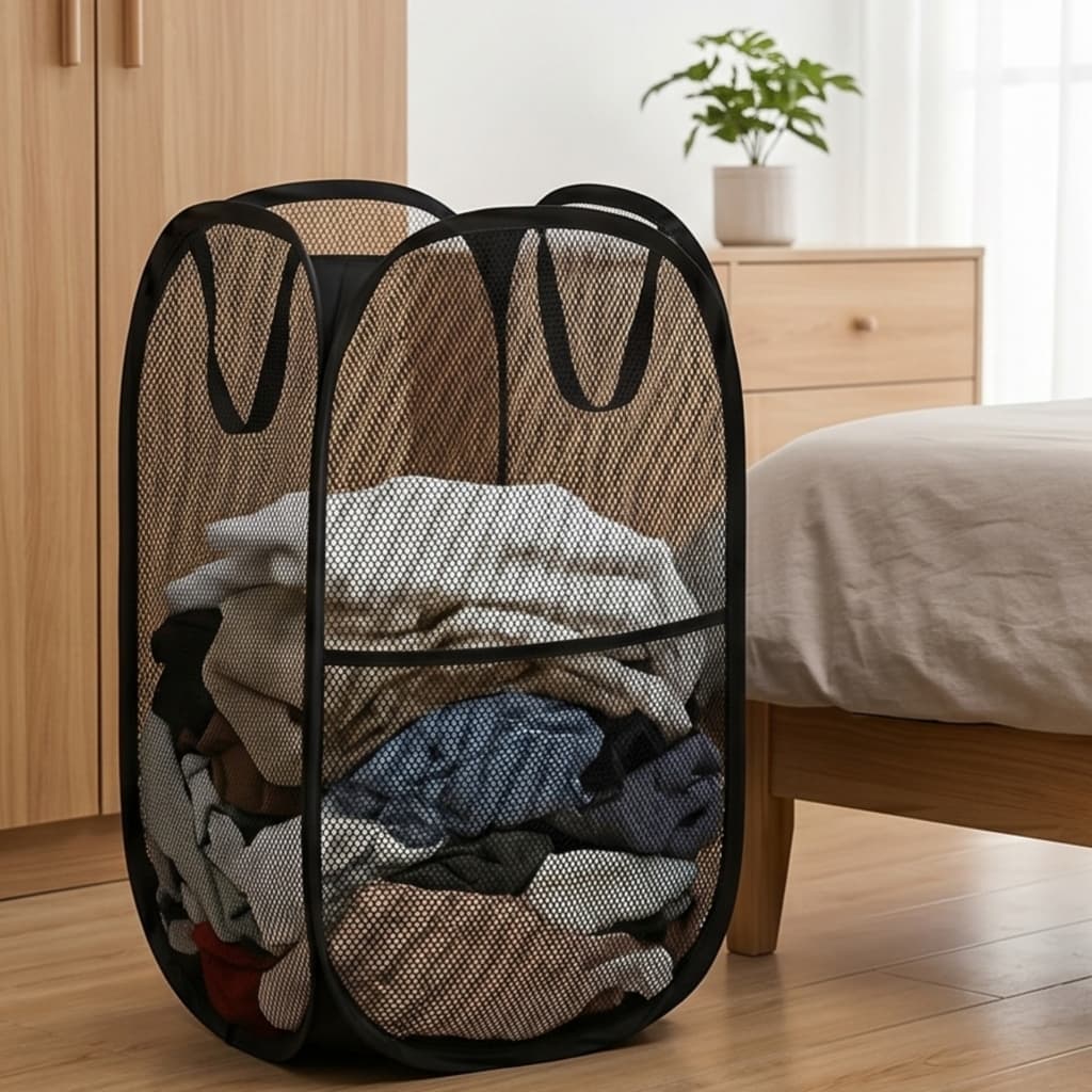 Cesto De Roupa Caixa Dobrável Para Armazenagem E Organização De Vestuário Brinquedos
