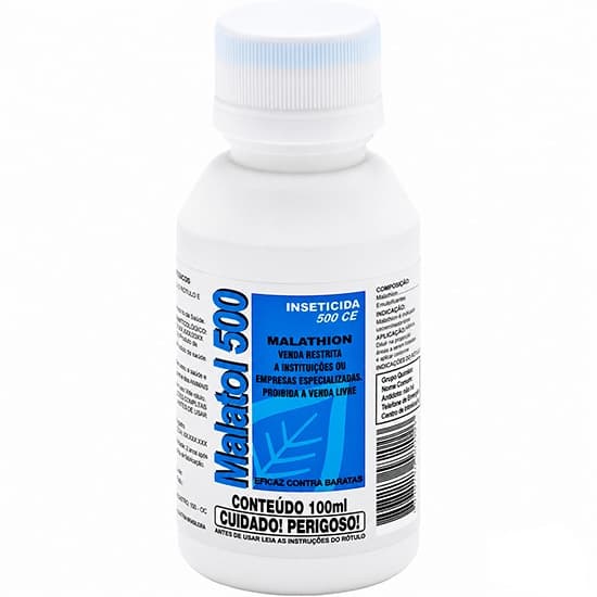 Inseticida Malatol 500 CE 100ml Moscas / Tripes / Cochonilhas / Cigarrinhas
