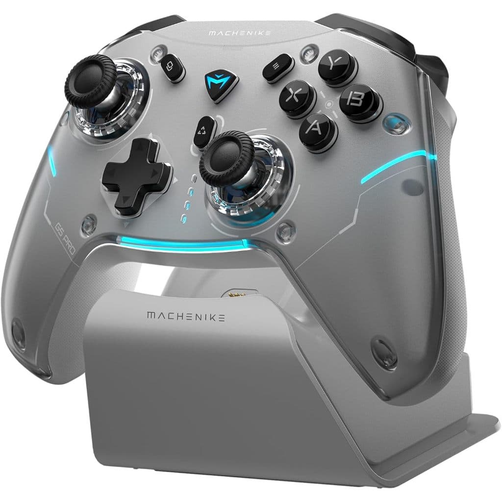Controle Machenike G5 Pro Max Se Com Base  de carregamento  - Black Gradient Cor Cinza