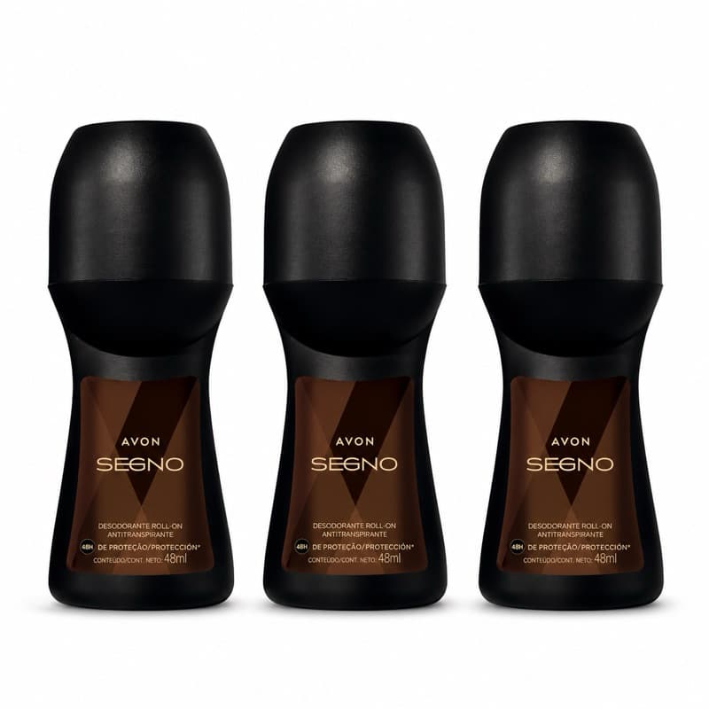 Kit 3 Segno Des Roll On - AVON