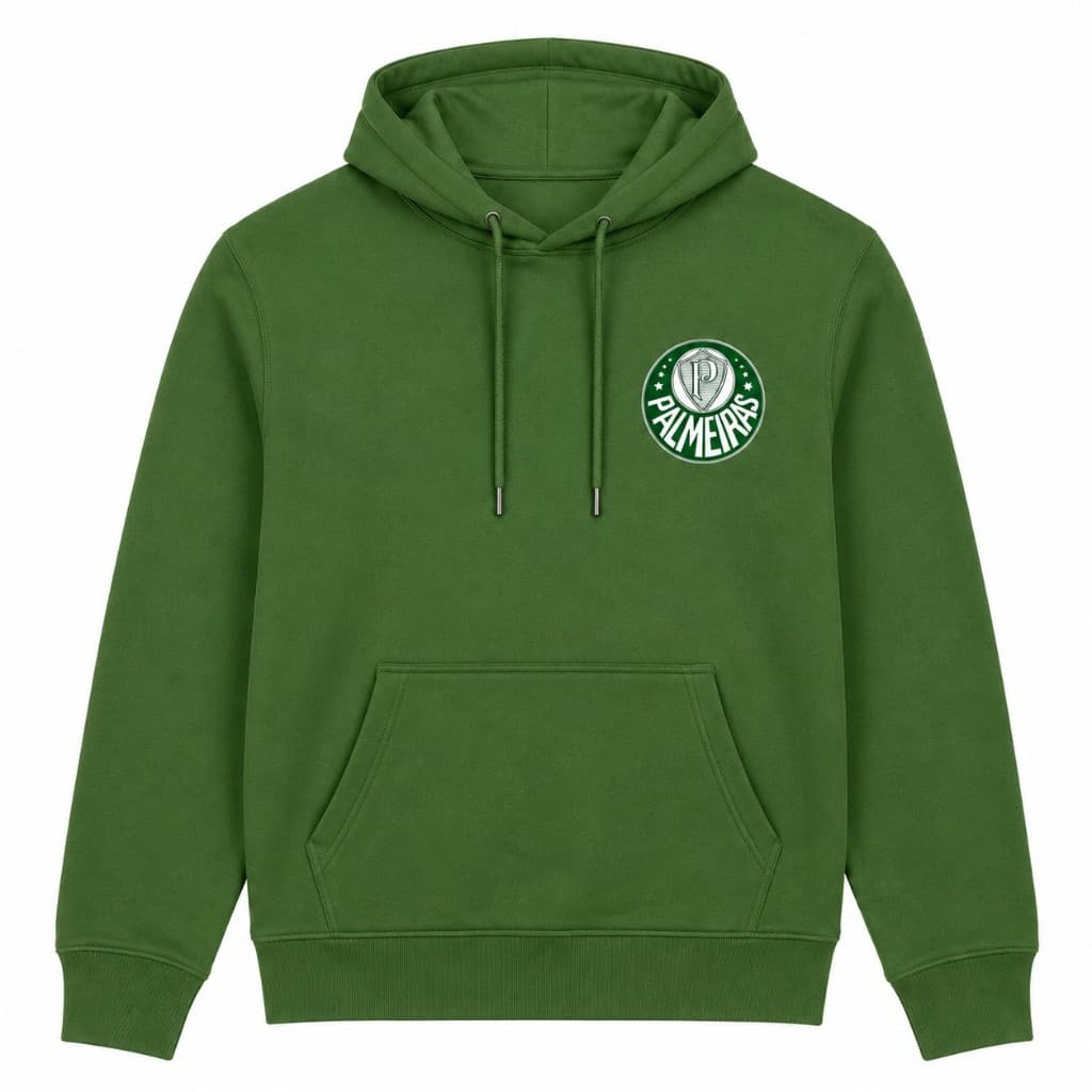 Moletom Blusa De Frio Canguru Capuz Bolso Palmeiras Unisex