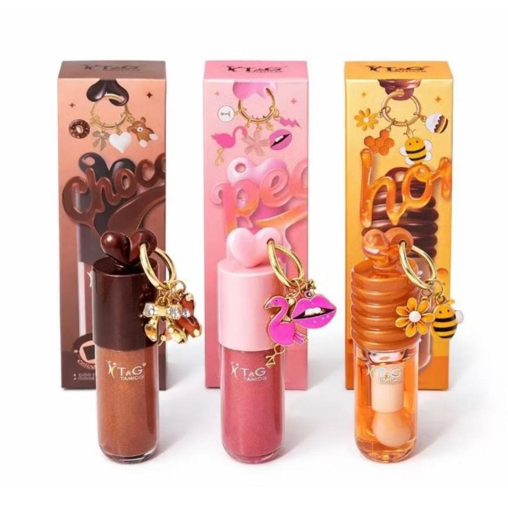 Kit Gloss Lip Oil Hidratante T&G Tango com Brilho Intenso + Chaveirinho | Hidratação Labial