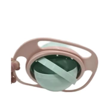 Potinho Giratório Infantil 360° – Pote/Prato Mágico Antiqueda para Crianças