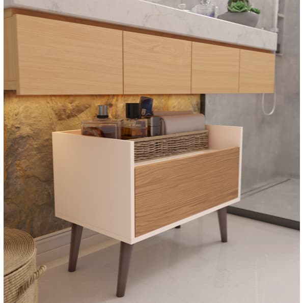 Gabinete Armário Organizador Para Banheiro Com Portas Design Moderno Maravilhoso