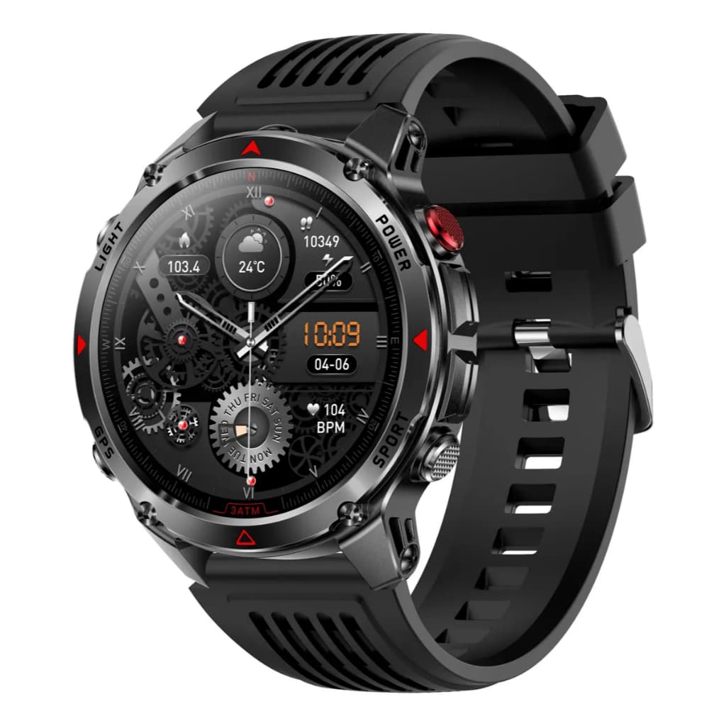 Relógio Smartwatch Esportivo Unissex GPS Integrado / T 33-3-BLACK-C / T-REX 3 PRO LARANJA