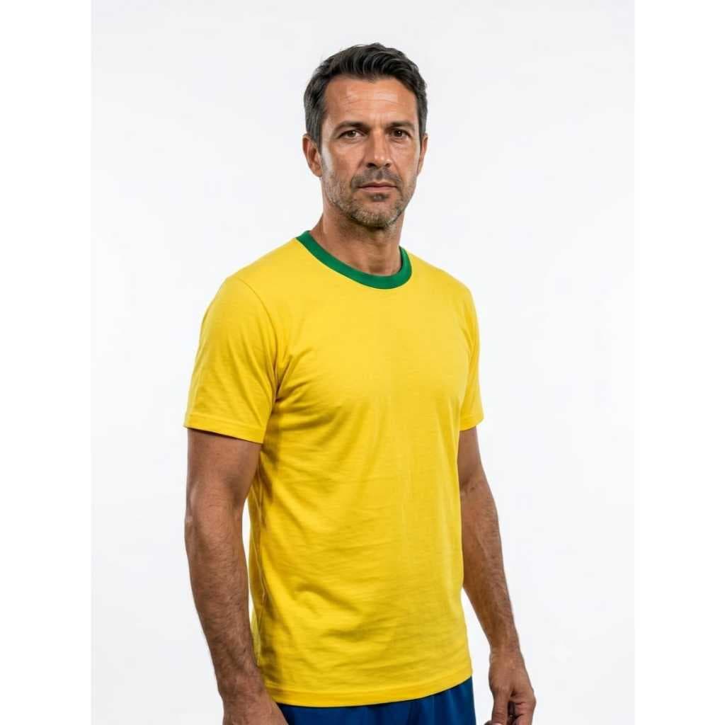Camisa lisa Basica Brasil confortavel leve