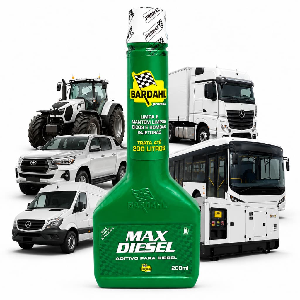 Aditivo Para Diesel Bardahl Max Diesel 200ml Profissional