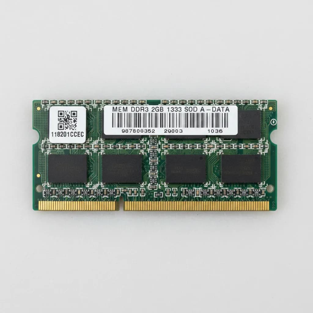 Memória RAM Original AData DDR3 SODIMM 2 GB 1333 MHz PC3-10600 para Notebook Laptop All-In-One PC