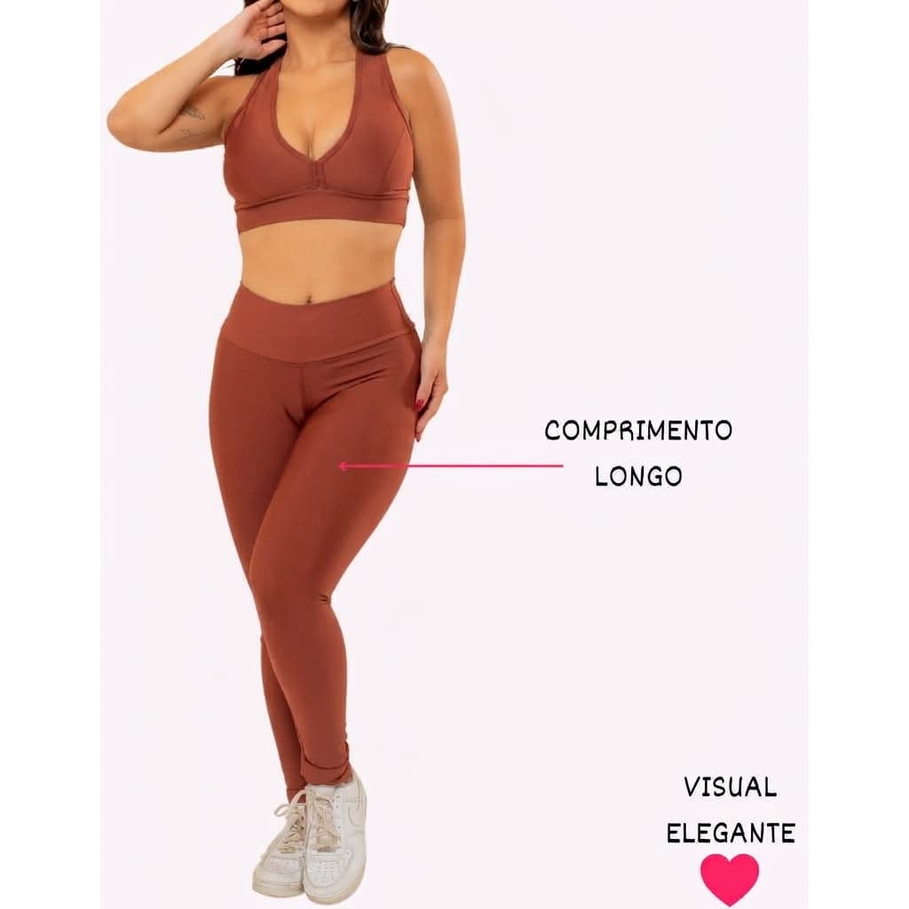 Calça Legging Fitness Feminina Modeladora ModaZ
