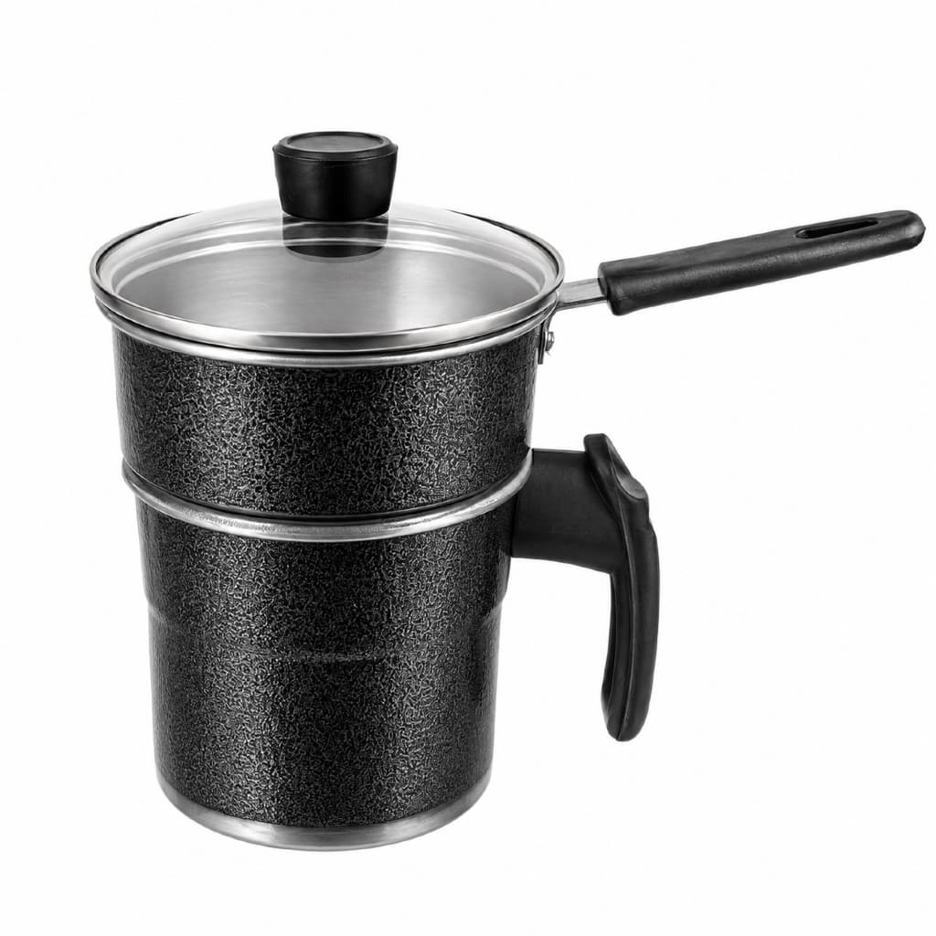 CUSCUZEIRA NORDESTINA TAMPA DE VIDRO PARA DUAS PESSOAS COZINHA LEGUMES OVOS PINTURA TEXTURIZADA