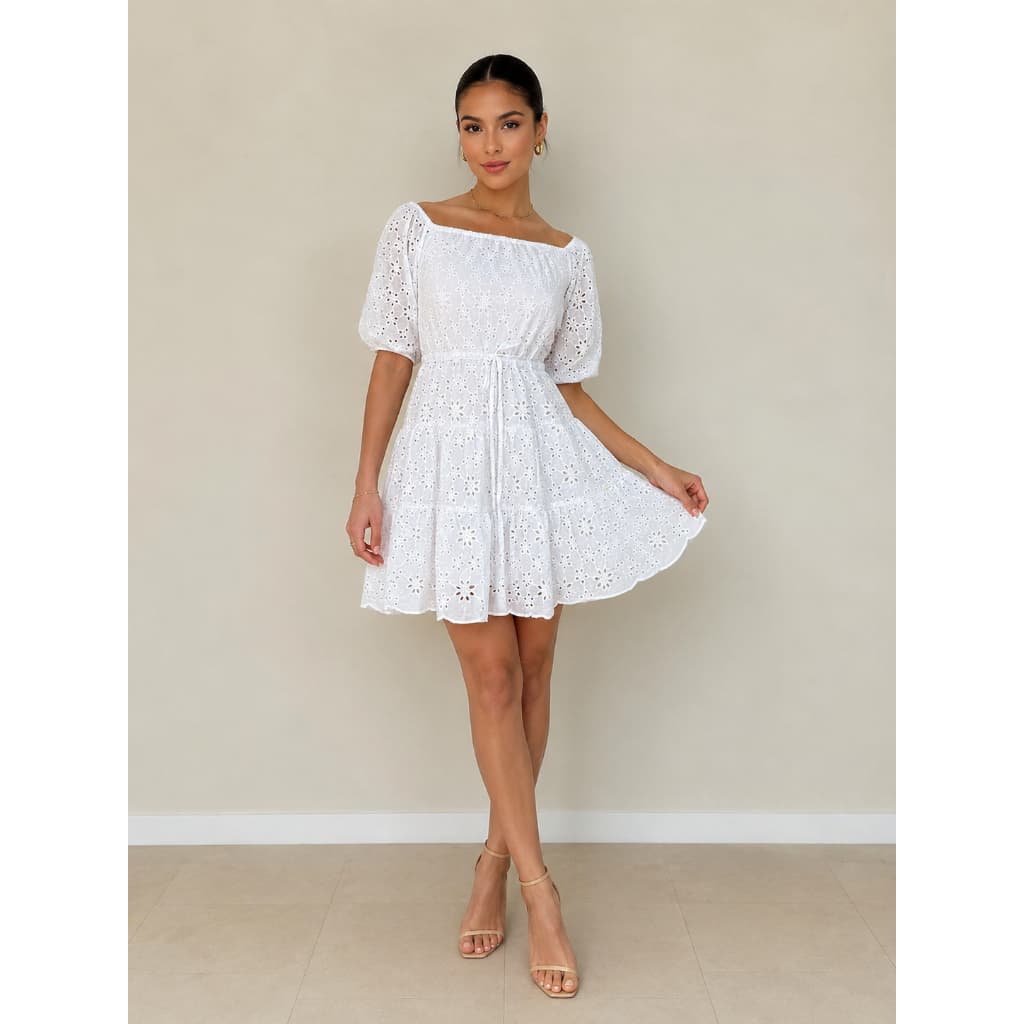 Vestido Ciganinha Laise com Manga - moda feminina, estilo ombro a ombro, tendÊncia 2026 vestido casual
