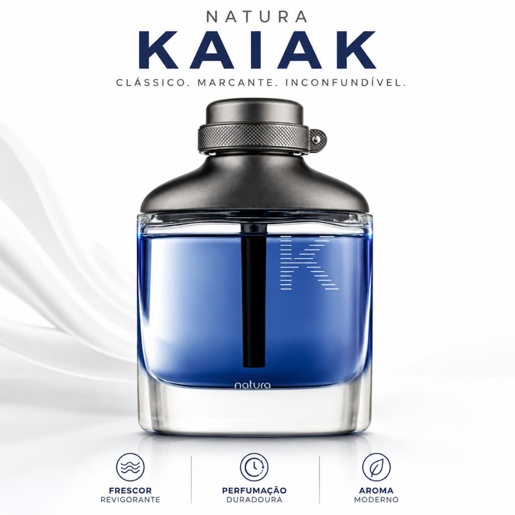 Perfume Natura K Masculino Deo Parfum Original 100ml Fresco Elegante e Marcante