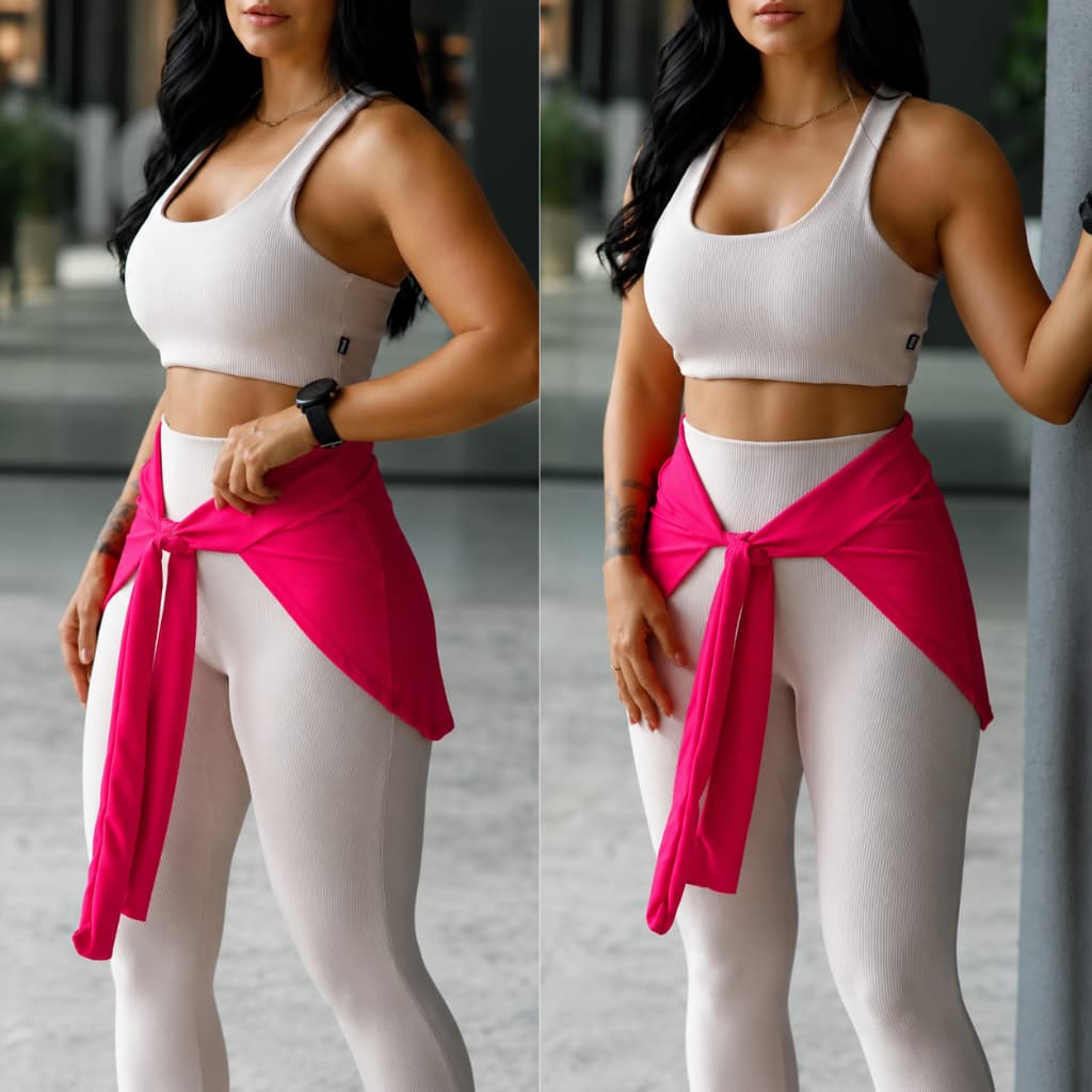Tapa Bumbum Feminino Academia Kit 2 Unidades Moda Fitness Treino