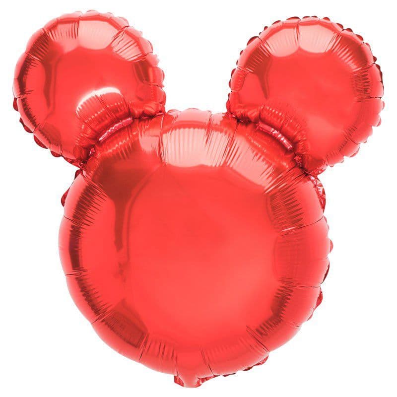 10 Balão Cabeça Mickey Minnie Pequena Metalizado 22cm Centro mesa festa decoração enfeite painel