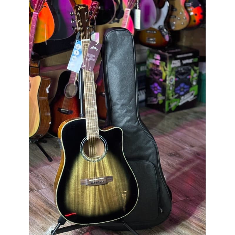 VIOLAO ELETROACÚSTICO HERITAGE ZELLMER AÇO