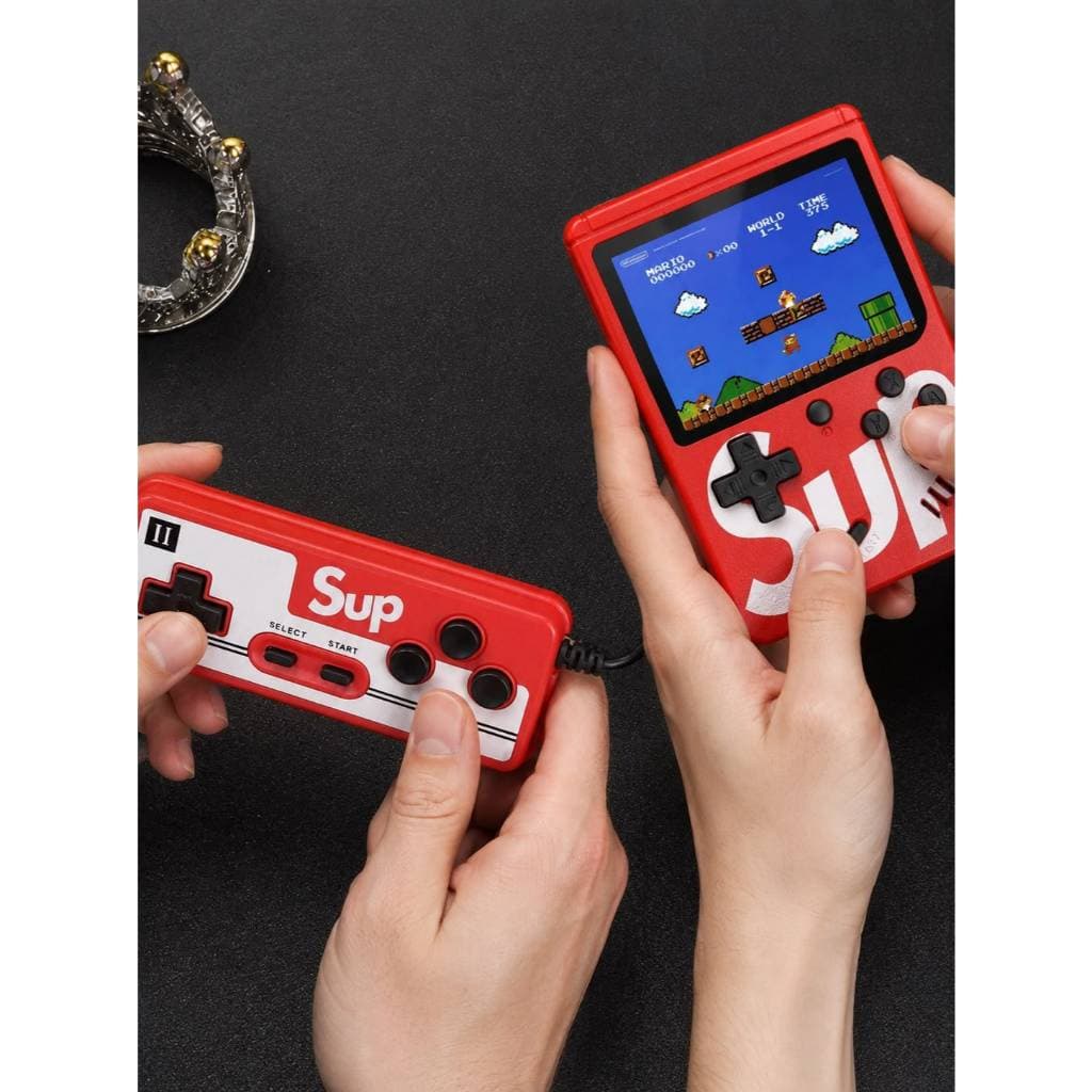 Mini Console de Vídeo Game com 400 Jogos Clássicos Pré-Instalados