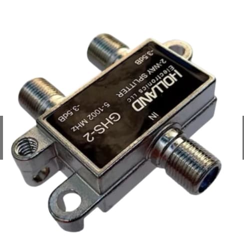 kit com 2  Divisor De Sinal para Antena/TV a cabo 2 Saídas de TV 1ghz