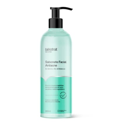Sabonete facial Antiacne 280ml uso diário pele mista e oleosa