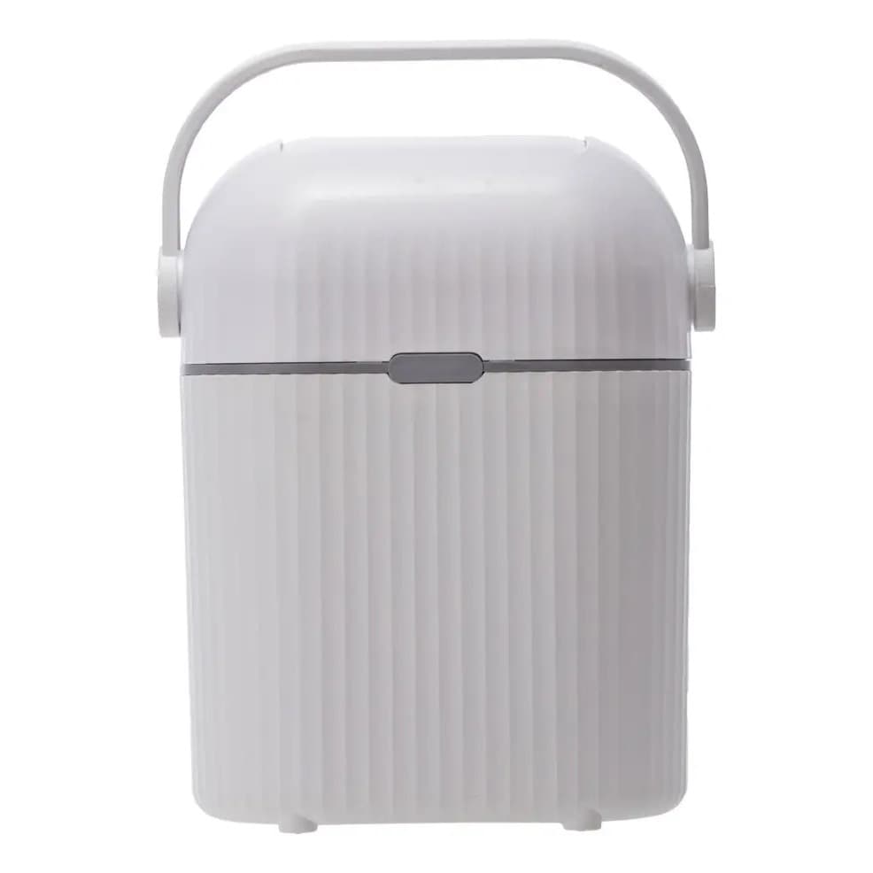 Lixeira Mágica Antiodor Para Descarte De Fralda Branco Buba