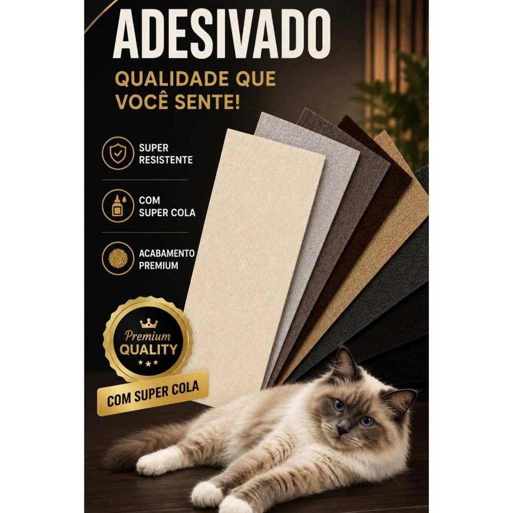 Feltro Arranhador Gato Adesivo Proteção Para Sofá Cama Parede Móveis Protetor Pet