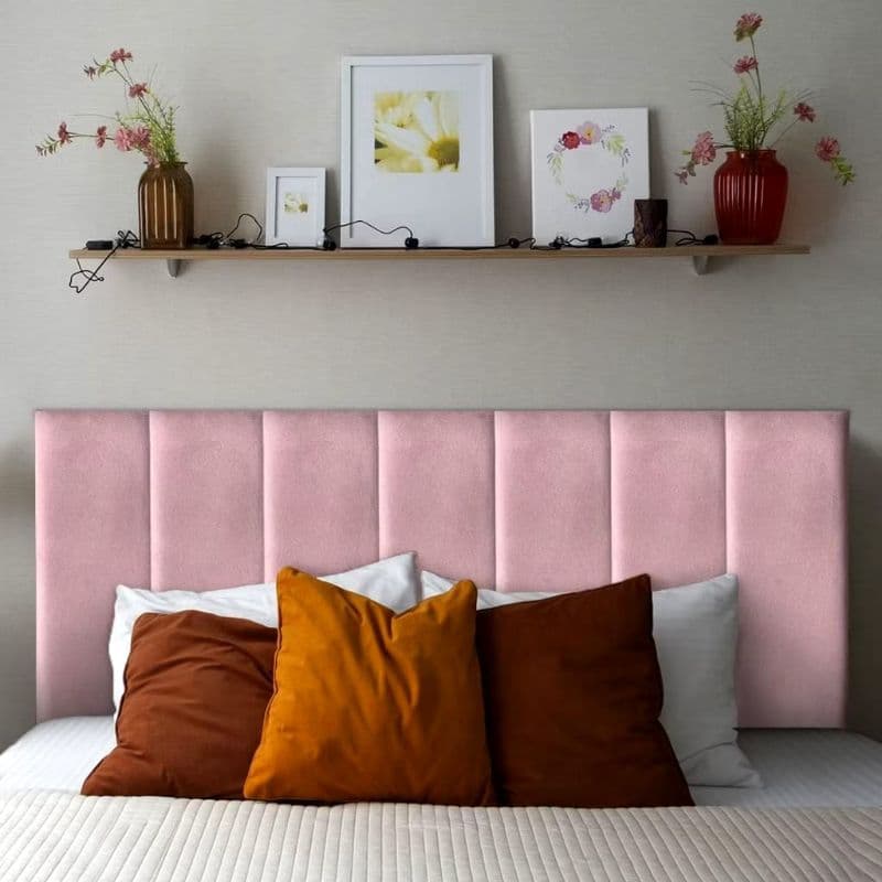 cabeceira cama estofada modular 45x20 casal solteiro quee king