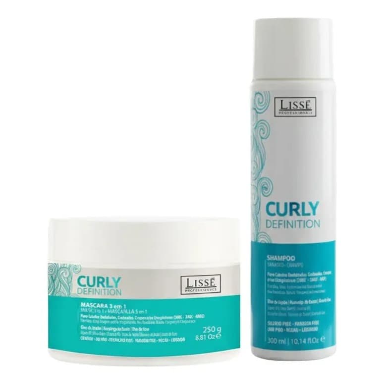 Lissé - Kit Curly Definition (shampoo 300ml + Máscara 3x1 250g)
