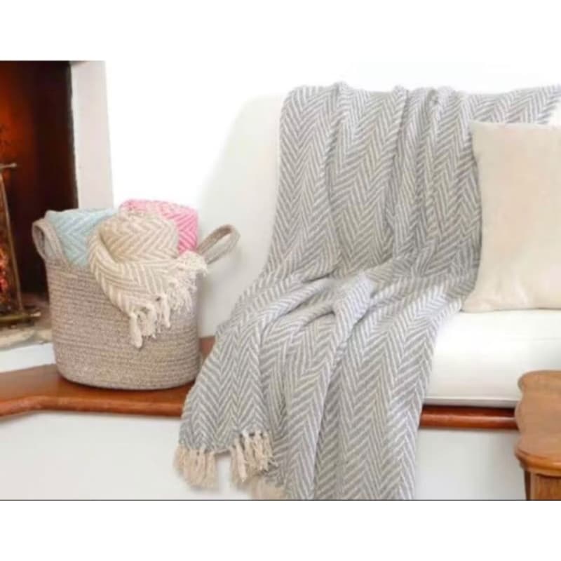 MANTA PARA SOFA PRISMA CASA E CONFORTO 1,20 X 1,80 100 % algodão