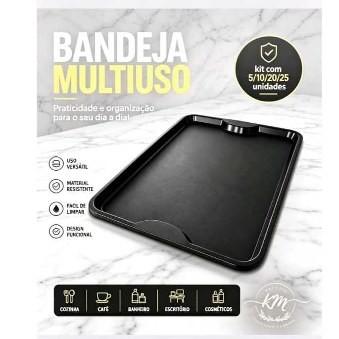 Bandeja Organizadora Multiuso Cantinho Café, Cozinha, Restaurante Fast Food Lanchonete Reforçada