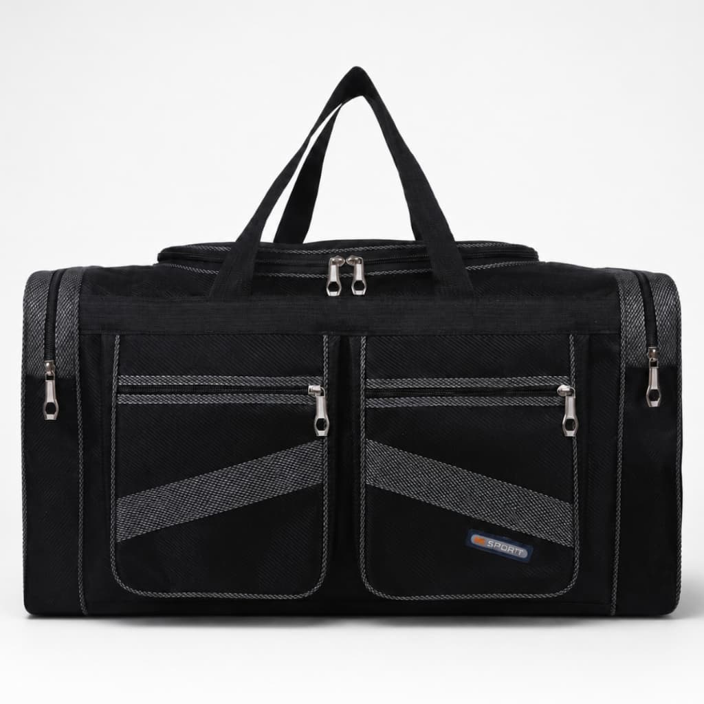 Bolsa De Viagem Masculina Grande 60 Litros Espaçosa Alça Ombro Transversal Mala Sacola Academia